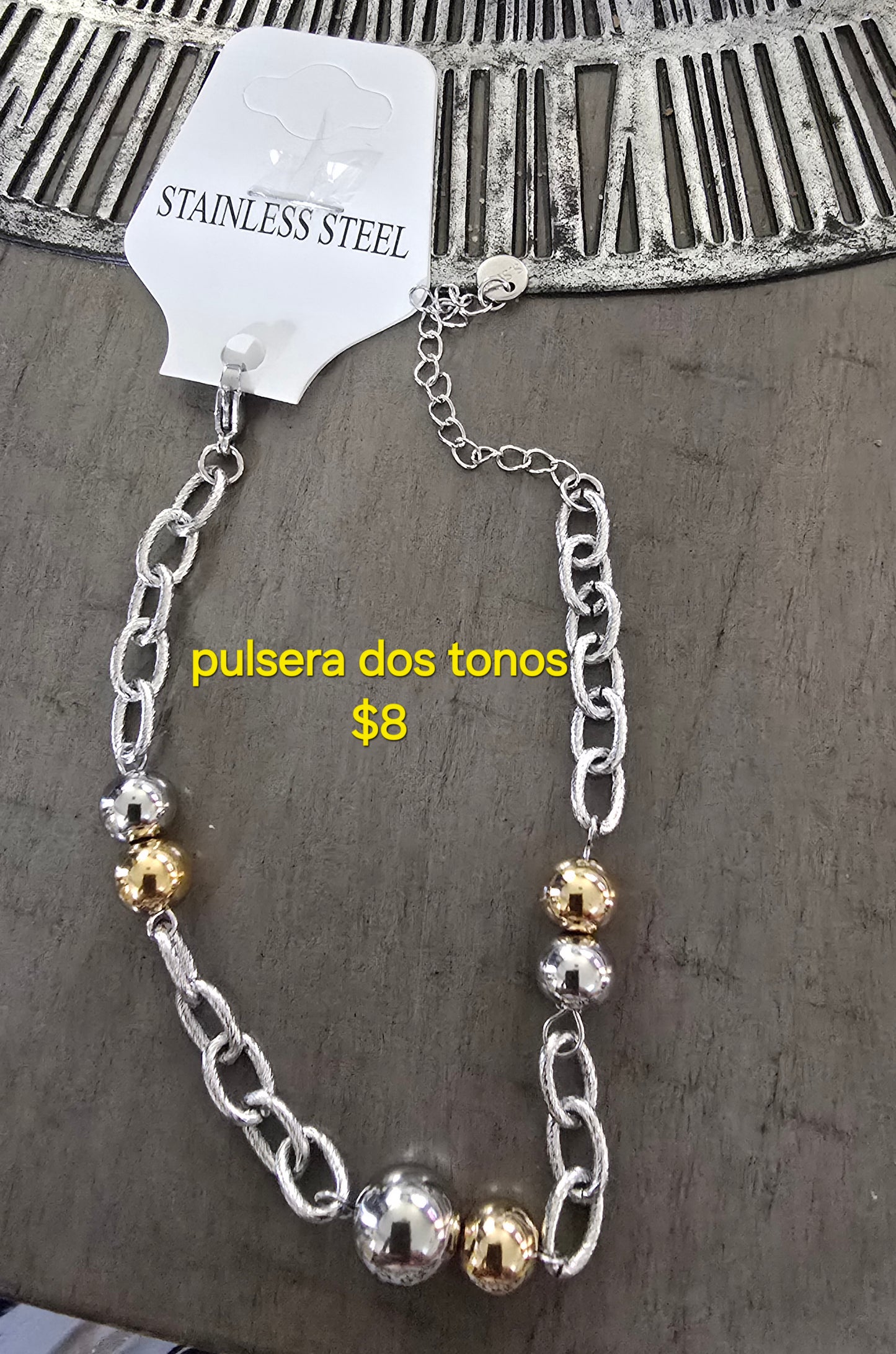 Two tone bracelet
