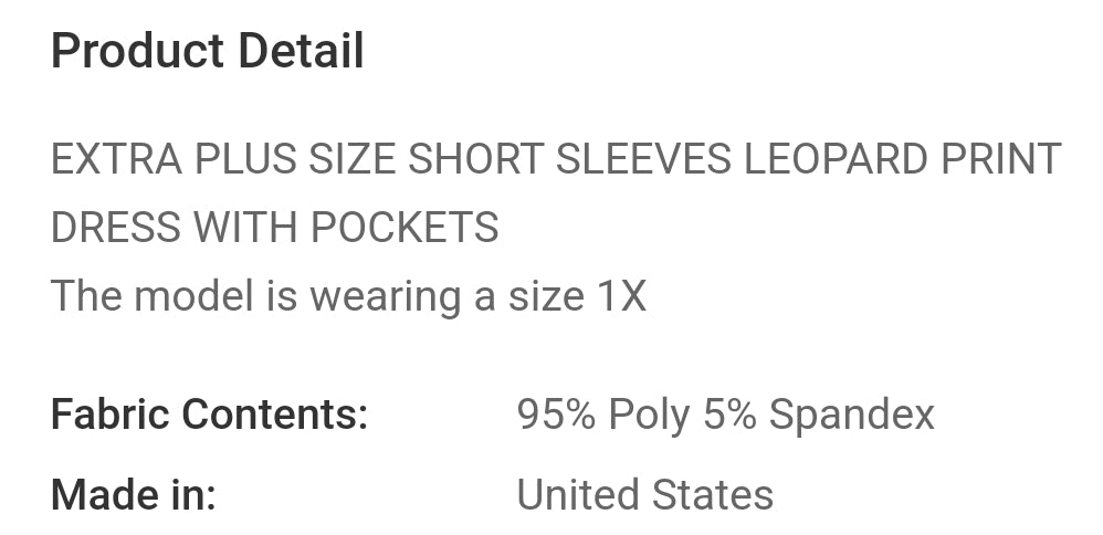 Extra plus size dress