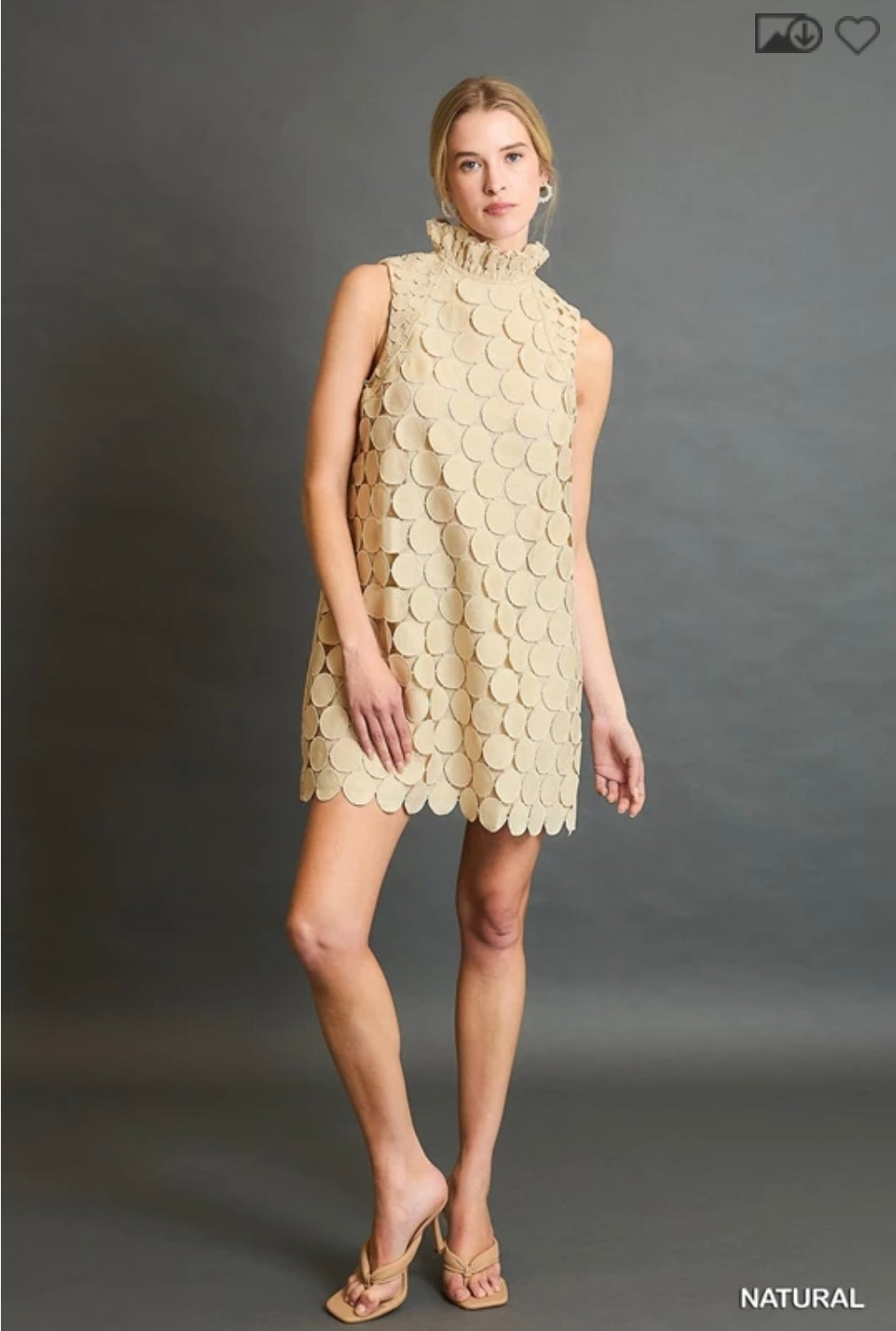 Halter neck sleeveless dress