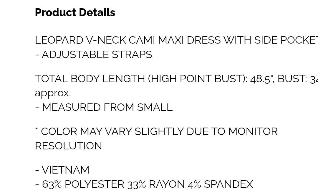 Maxi dress