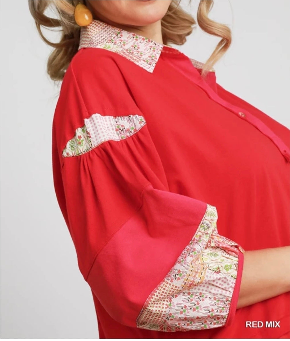 Rugby dress with pleated skirt detais