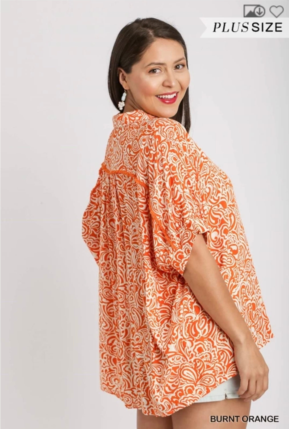 Two tone oversized shirt