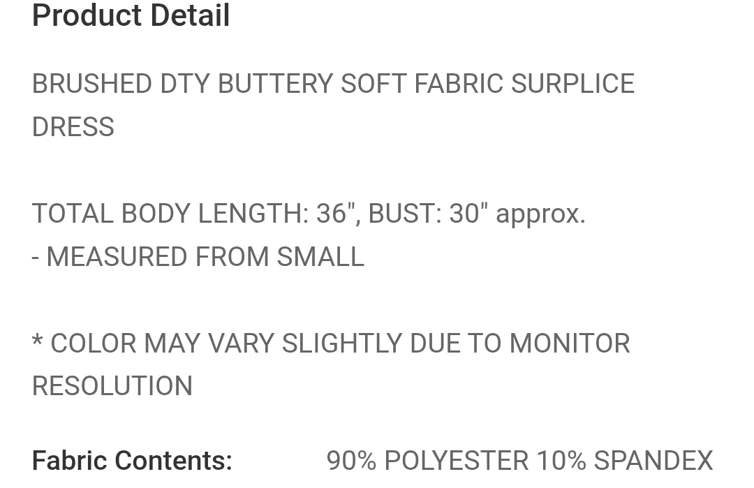 Soft dress with pockets
