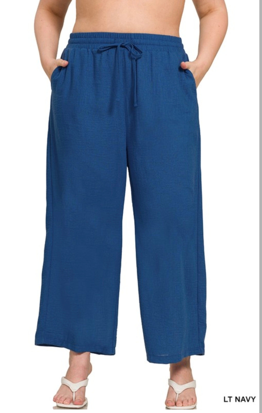 Plus elastic pants