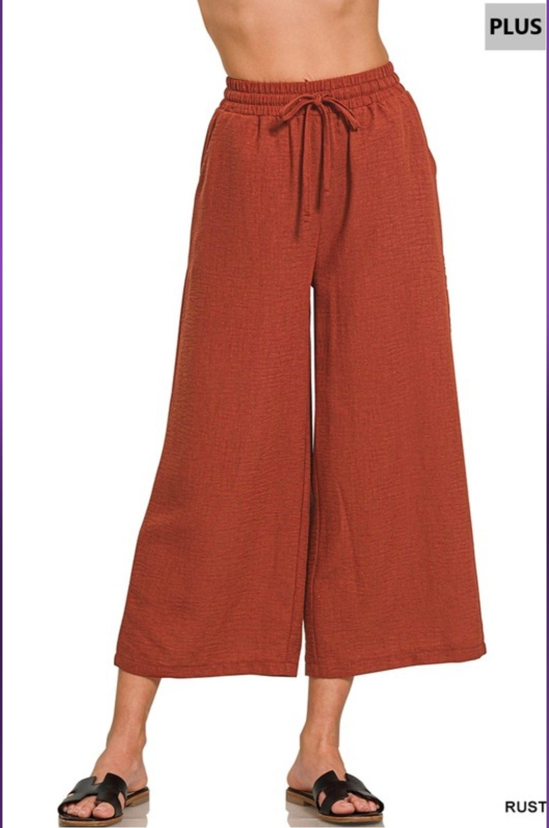 Plus elastic pants