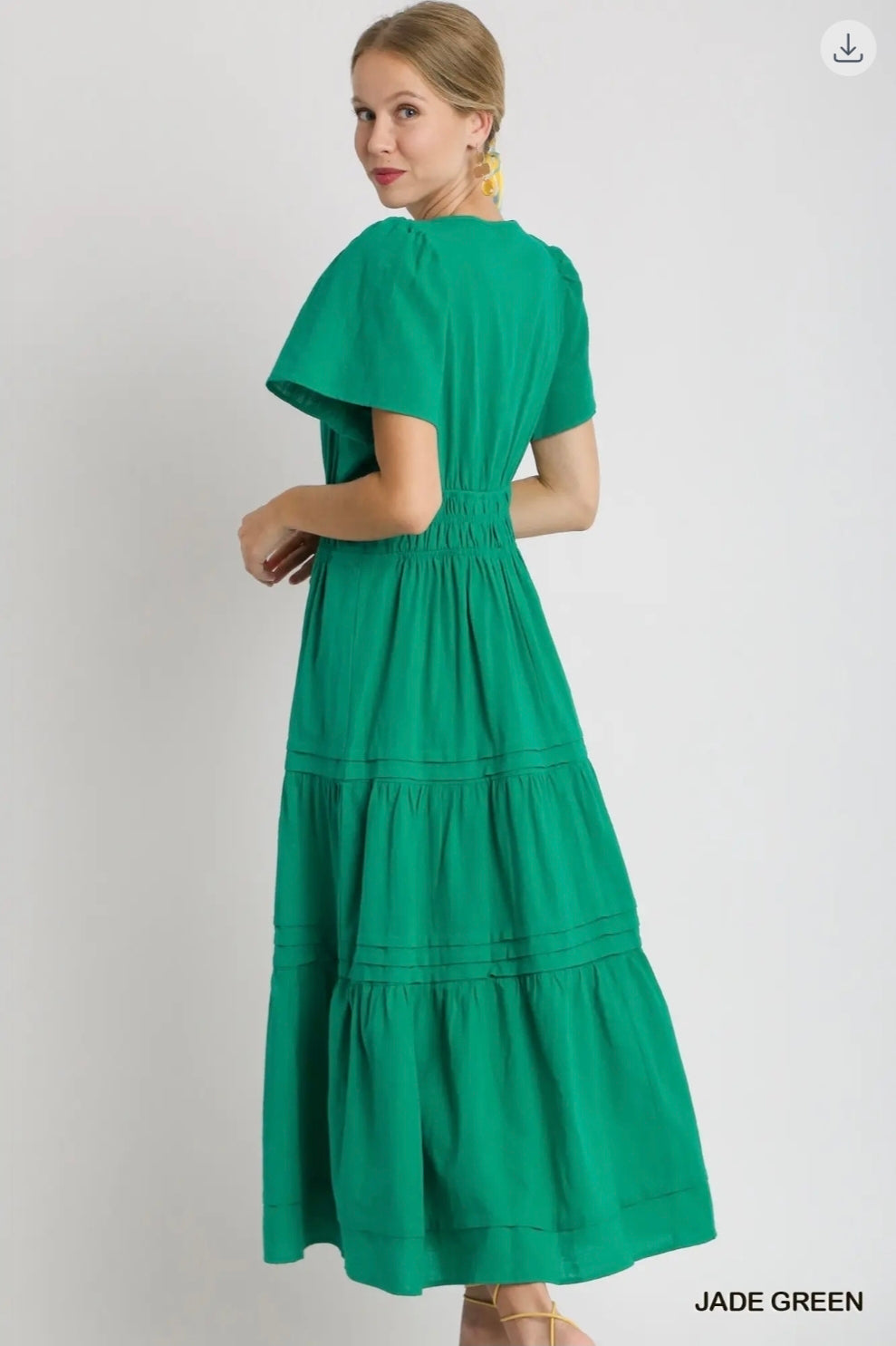 Tiered maxi dress