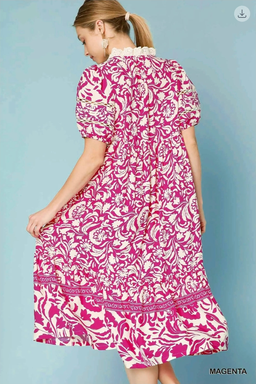 Bohemian midi dress