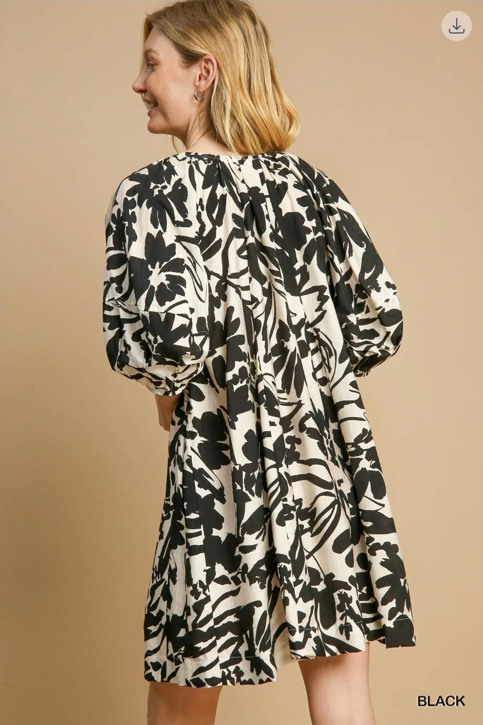 Two tone dress