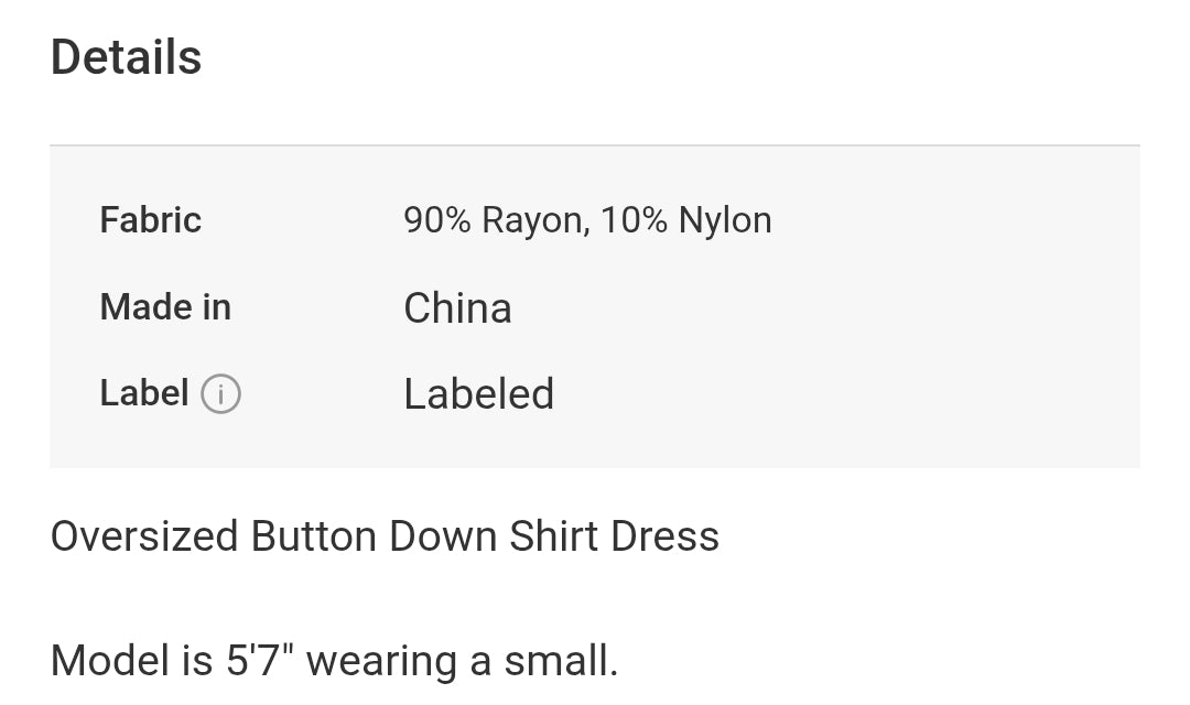 Oversized button down shirt dress