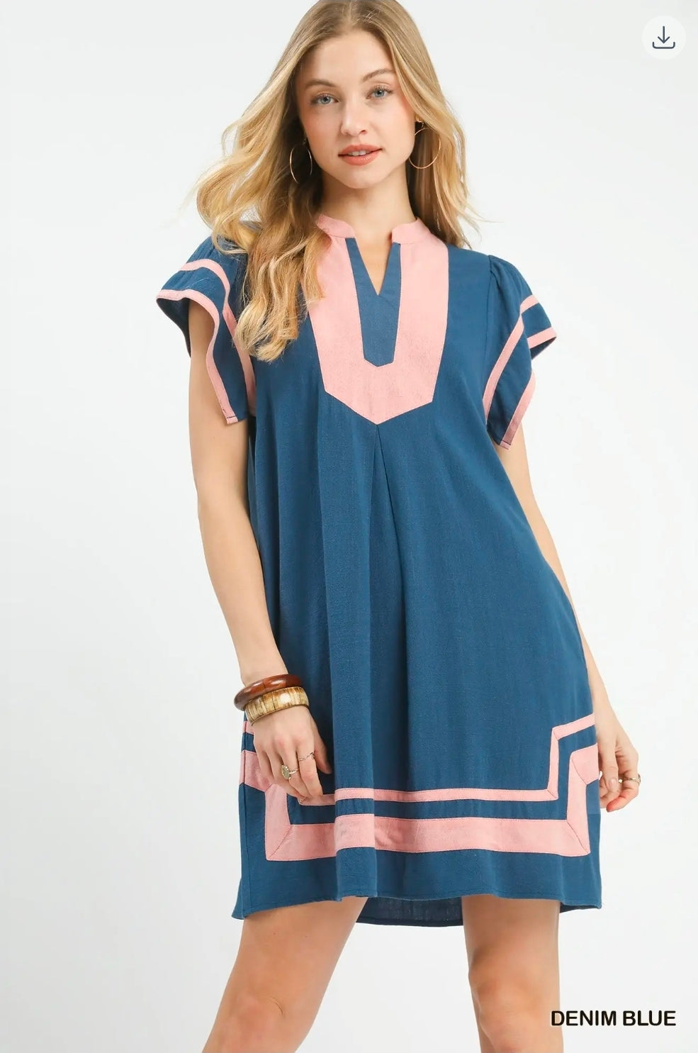 Mini dress denim blue