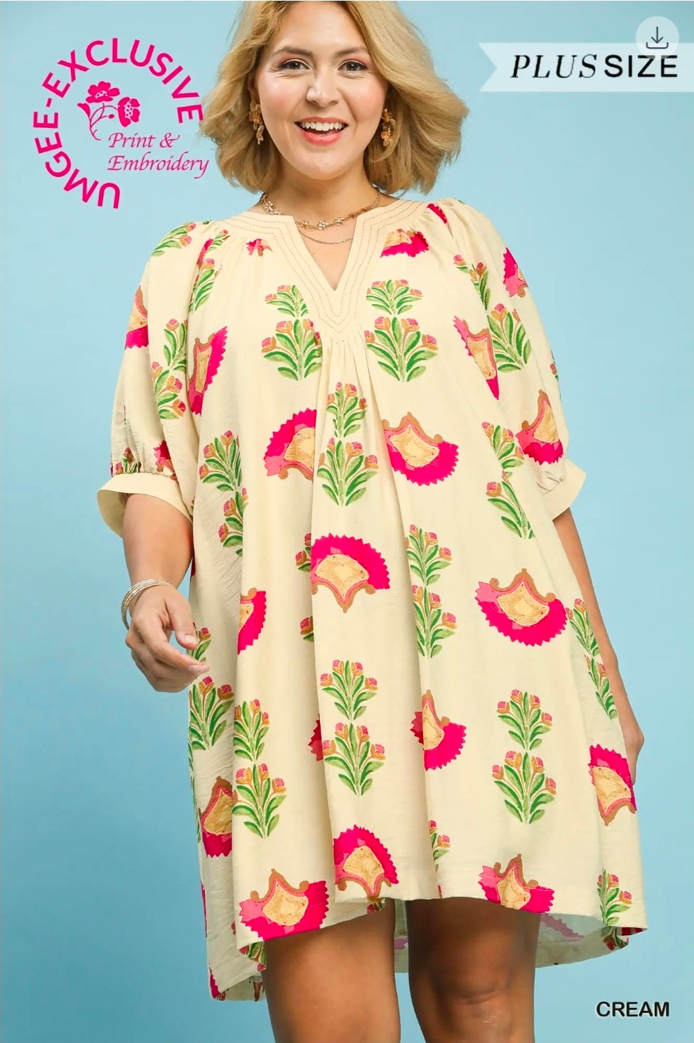 Abstract mini dress