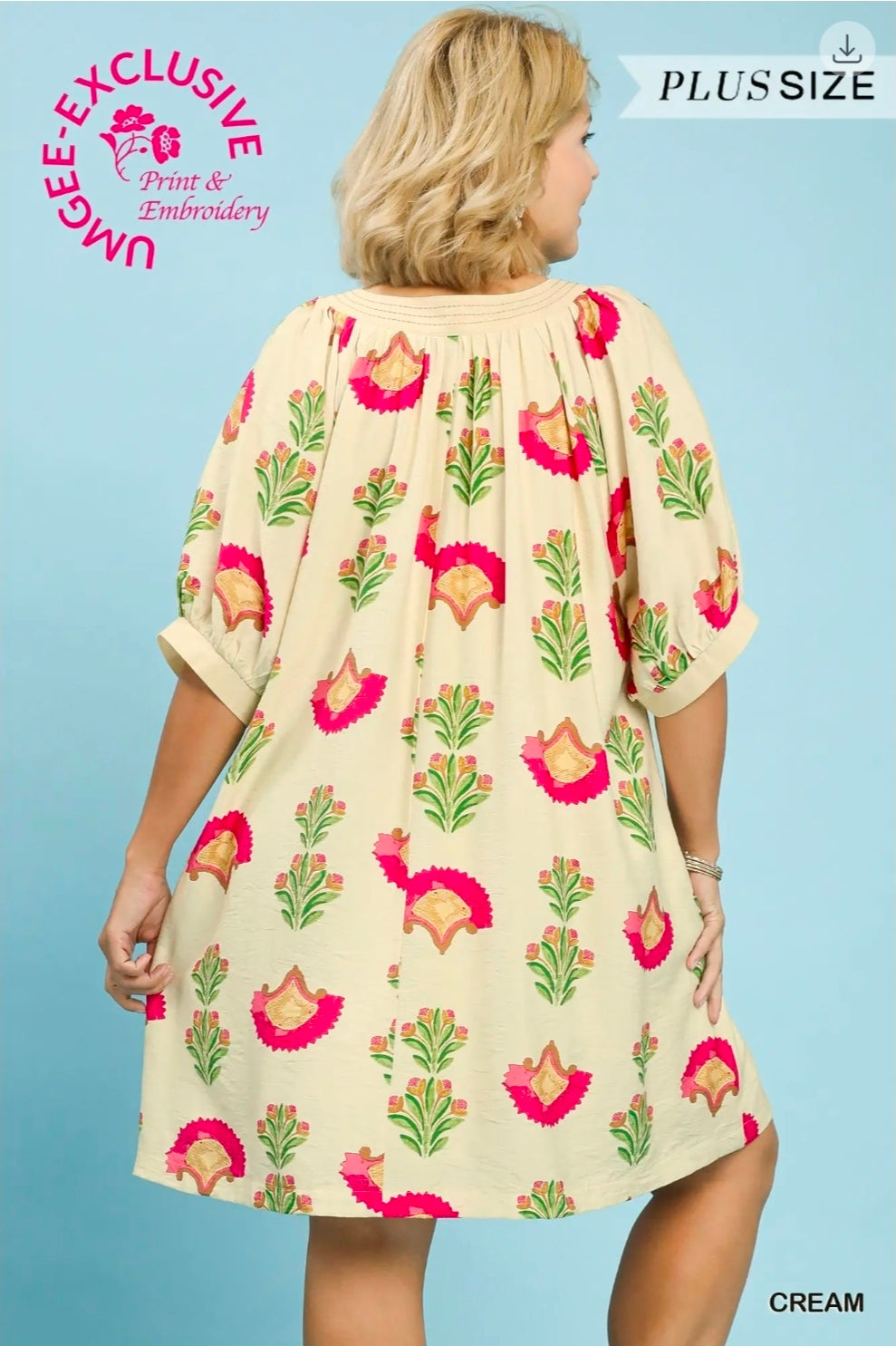 Abstract mini dress