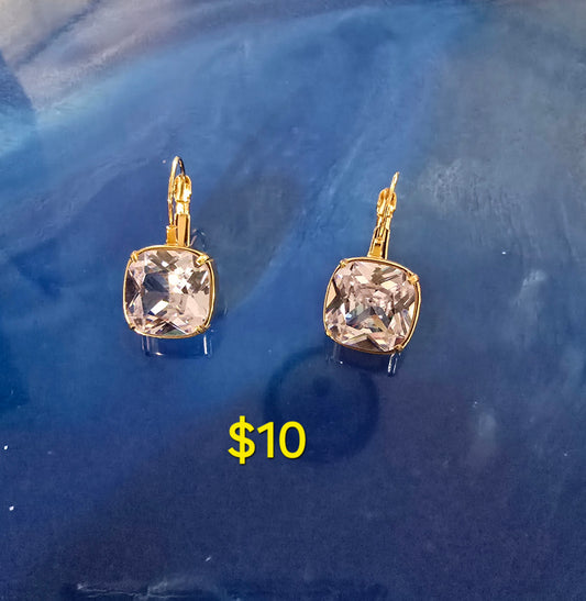 Gold earrings