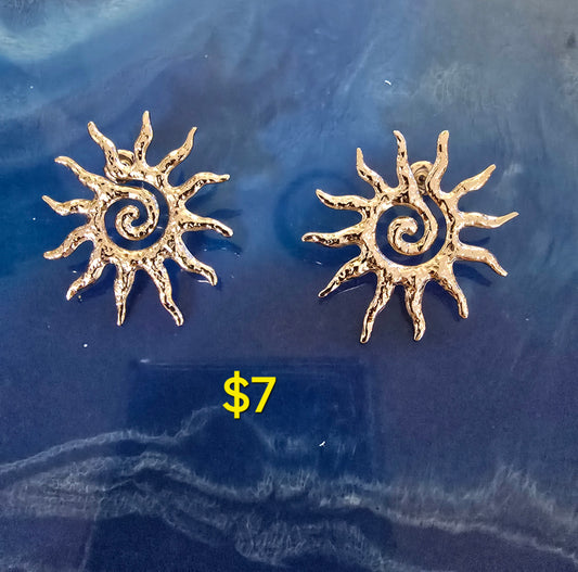 Silver earrings