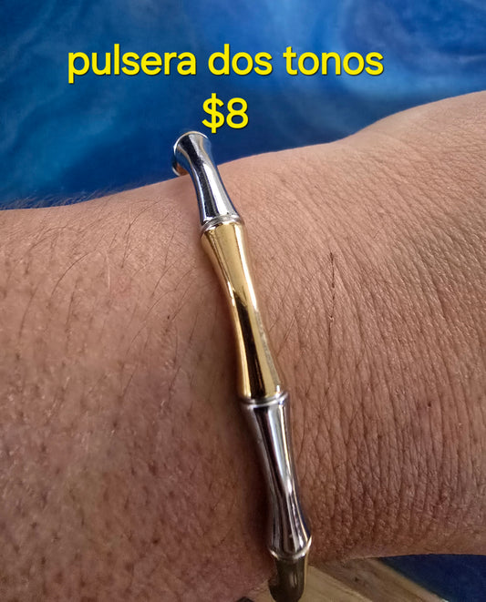 Two tone bracelet