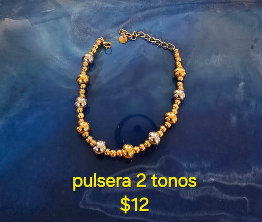 Two tone bracelet