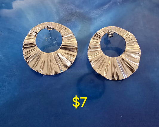 Silver earrings