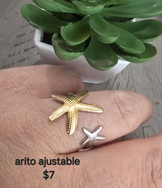 Adjustable ring two tone