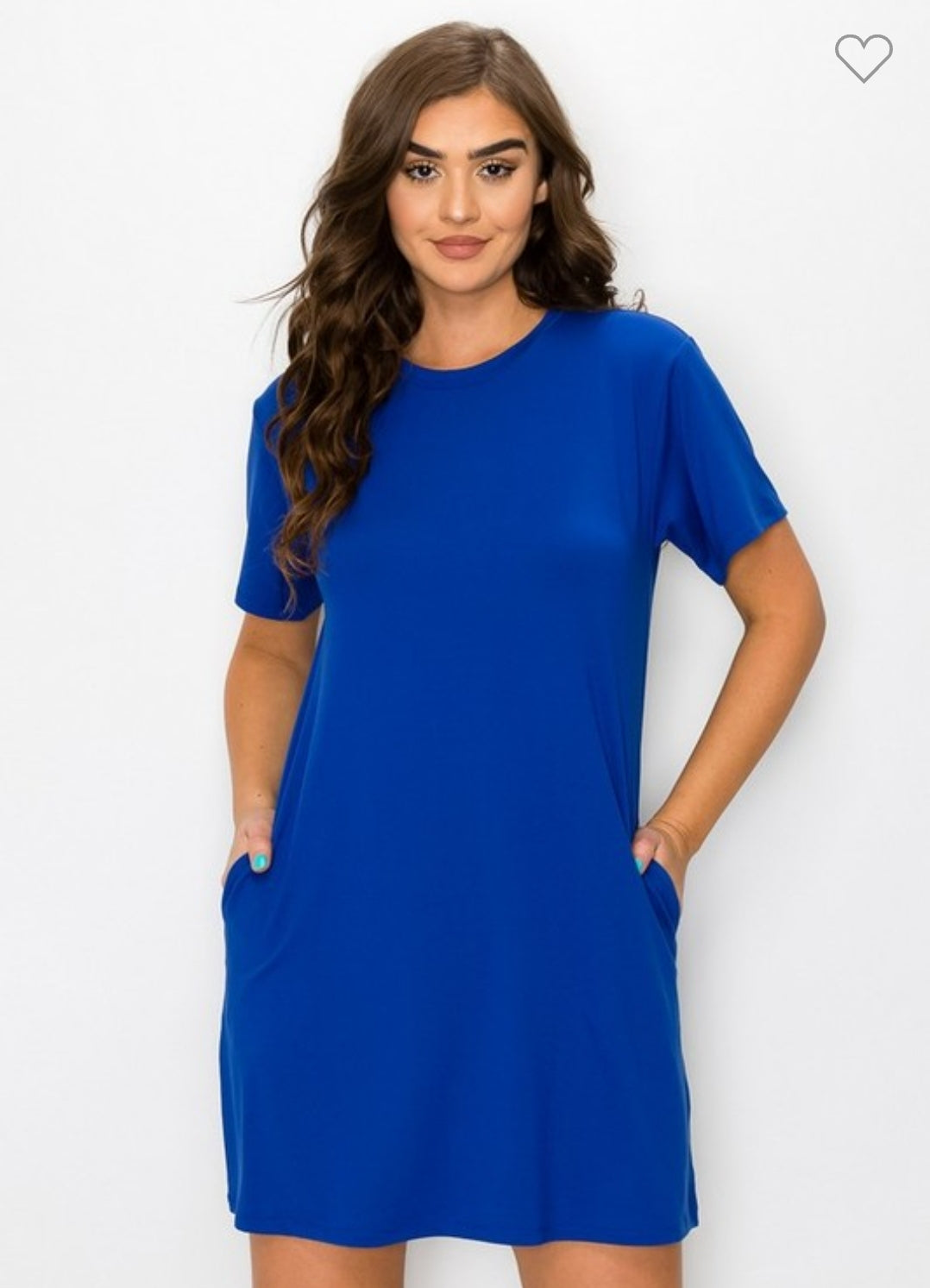 Royal blue dress