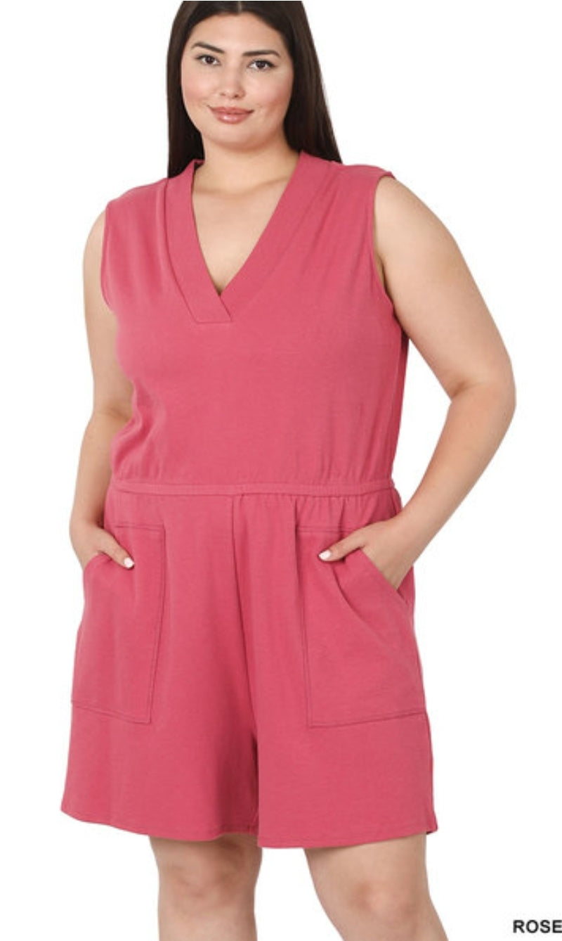 Plus size romper