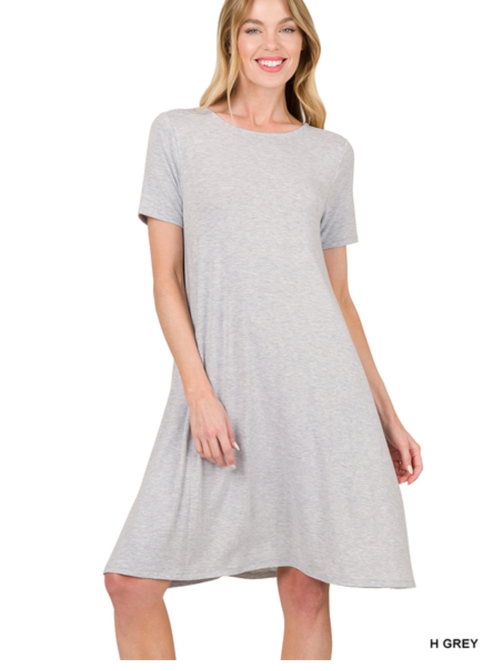 Heather gray dress