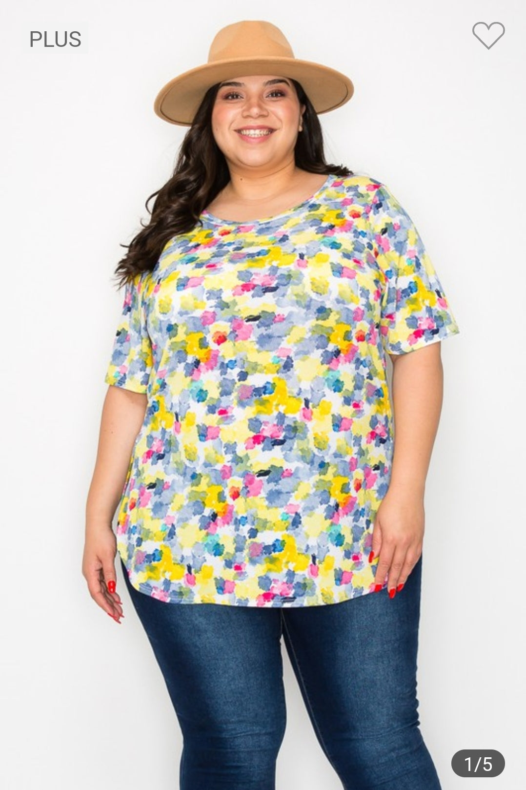 Plus size tunic