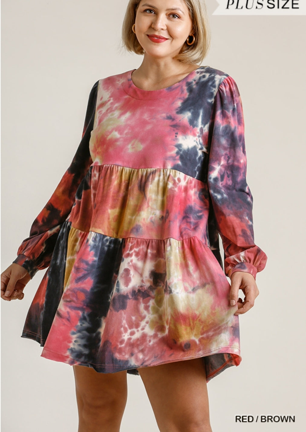 Tye die Tiered dress