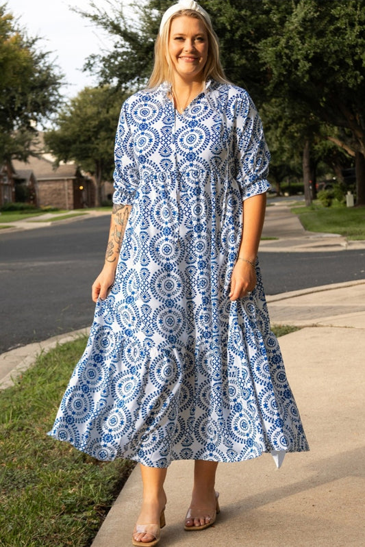 Plus maxi dress