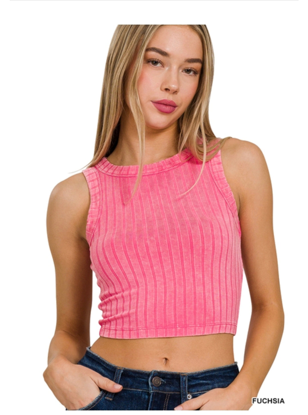 Cropped tank top