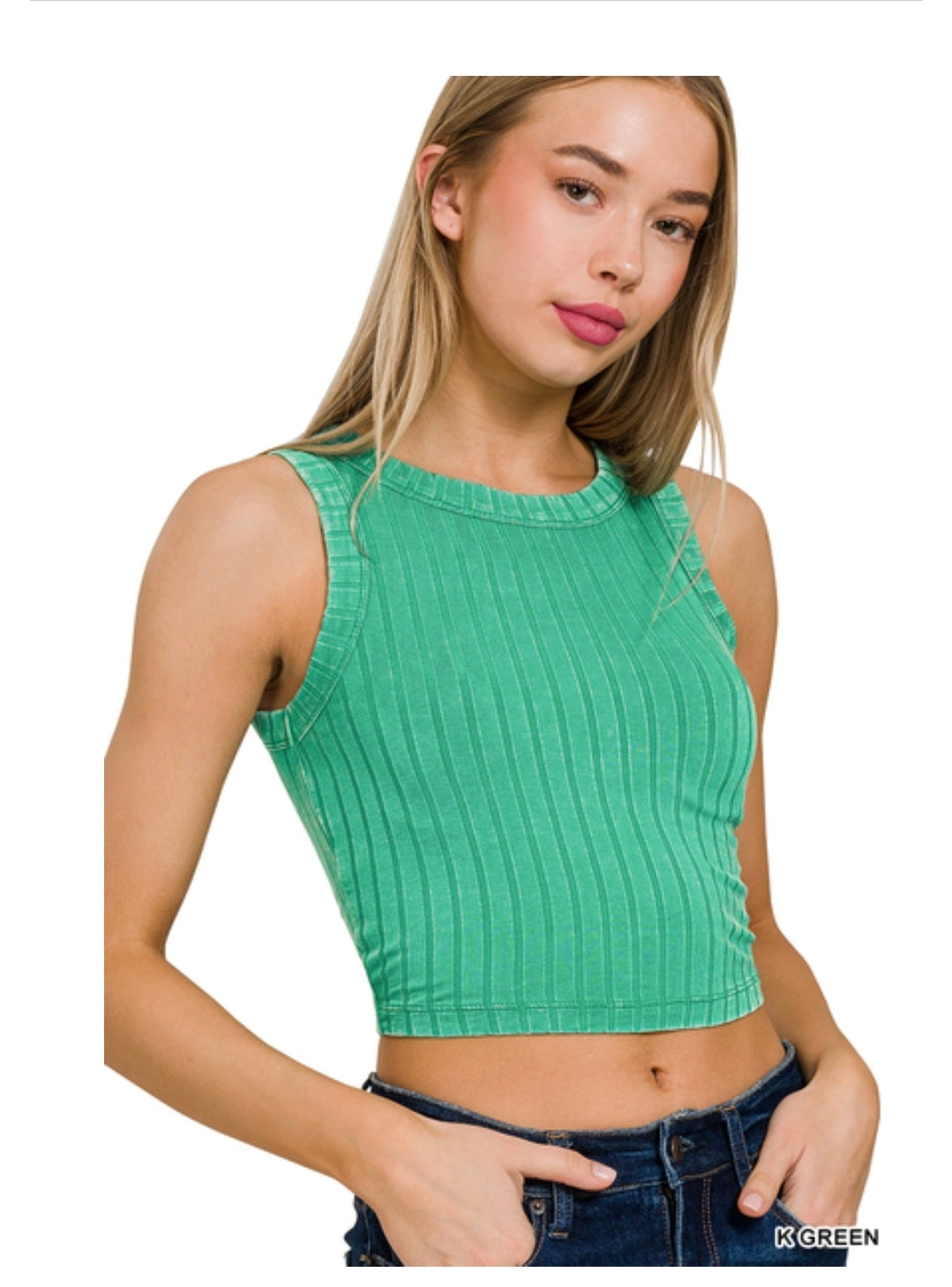 Cropped tank top