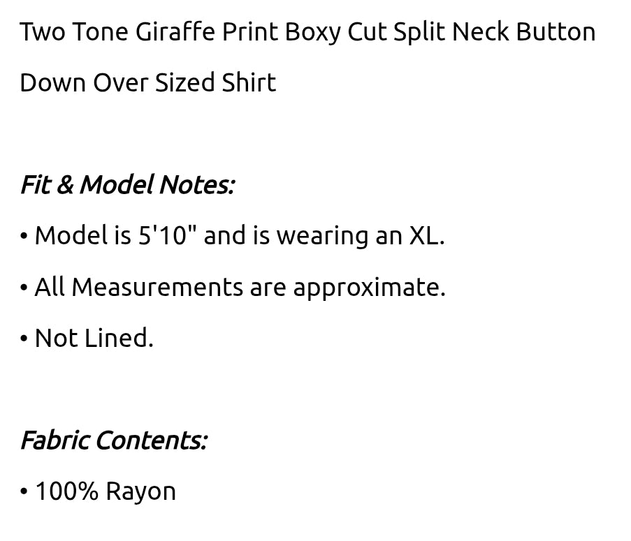 Two tone oversized shirt