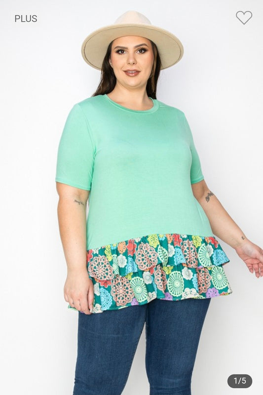 Plus size tunic top