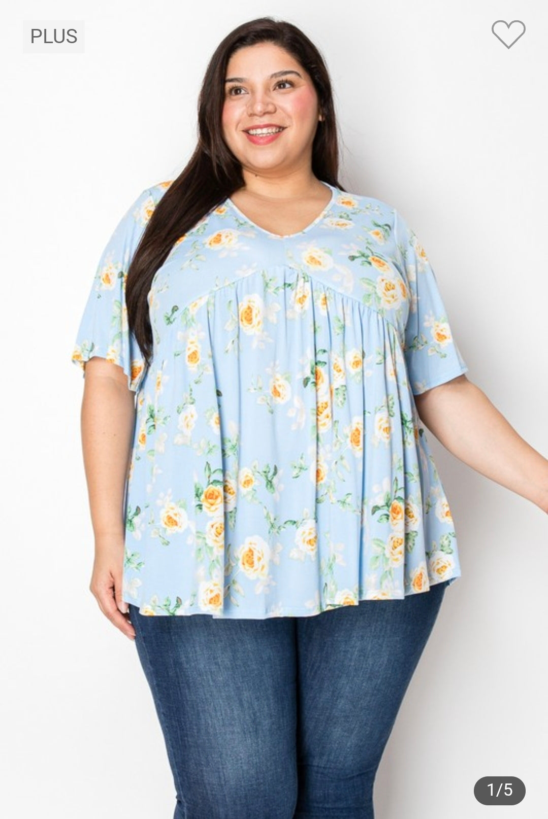 Plus size tunic top