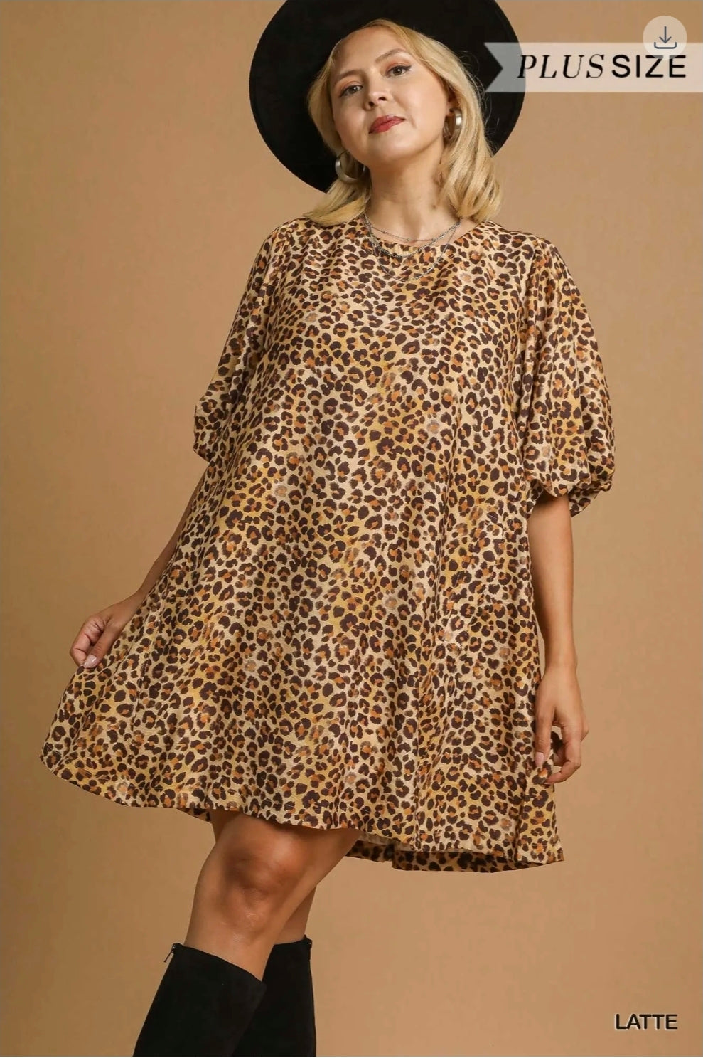 Leopard print dress