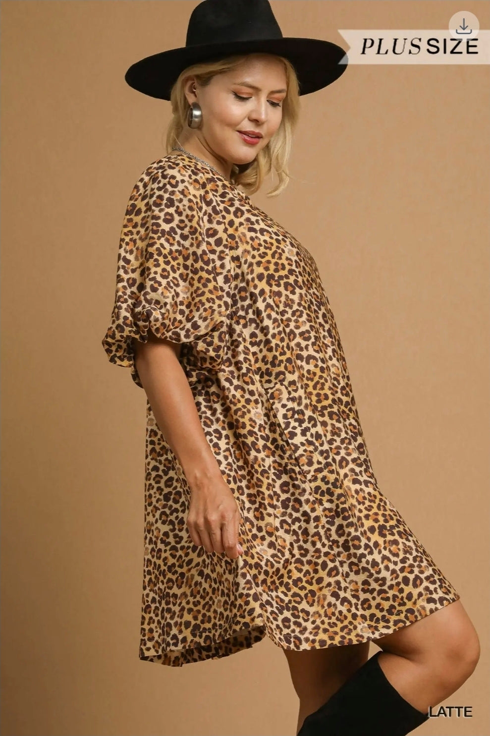 Leopard print dress