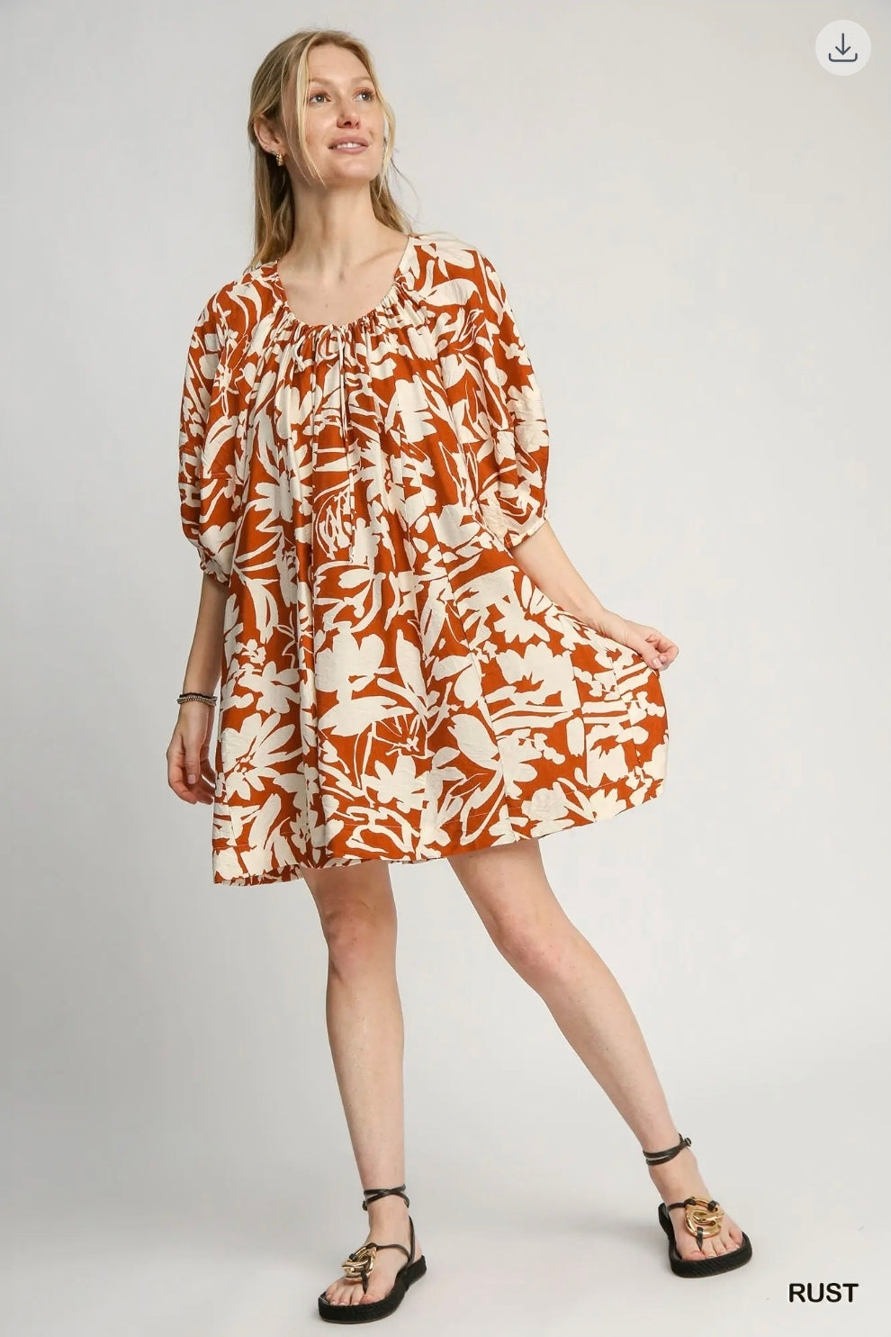 Two tone dress