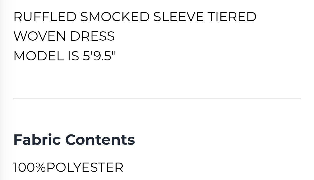 Ruffled sleeve Tiered dress