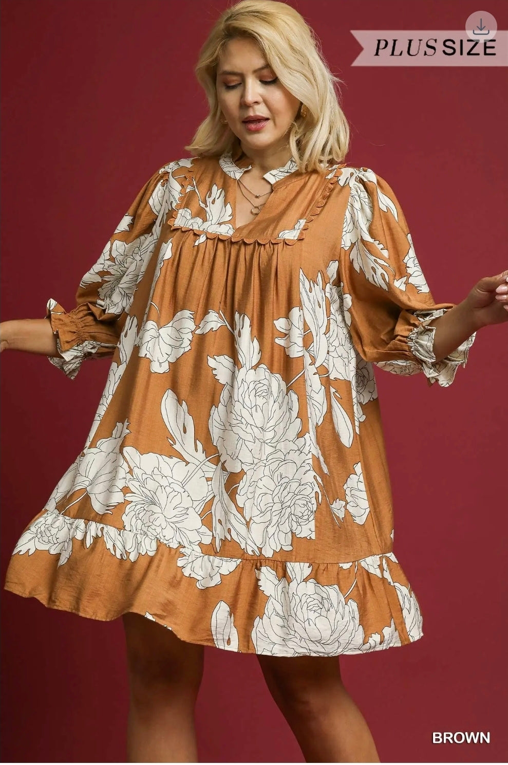 Floral Tiered babydoll dress