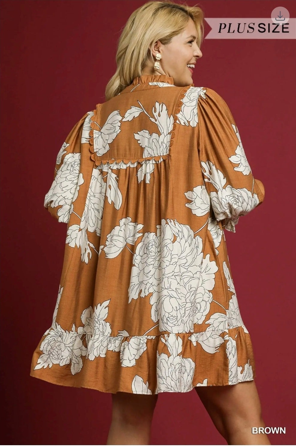 Floral Tiered babydoll dress