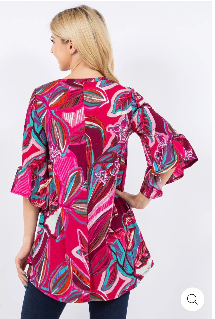 Plus size tunic