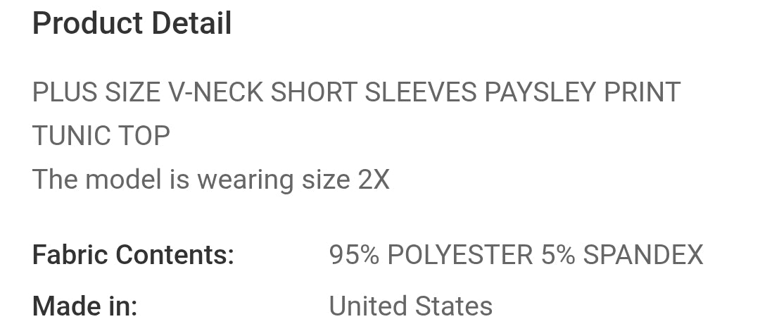 Plus size v neck short sleeves print tunic top