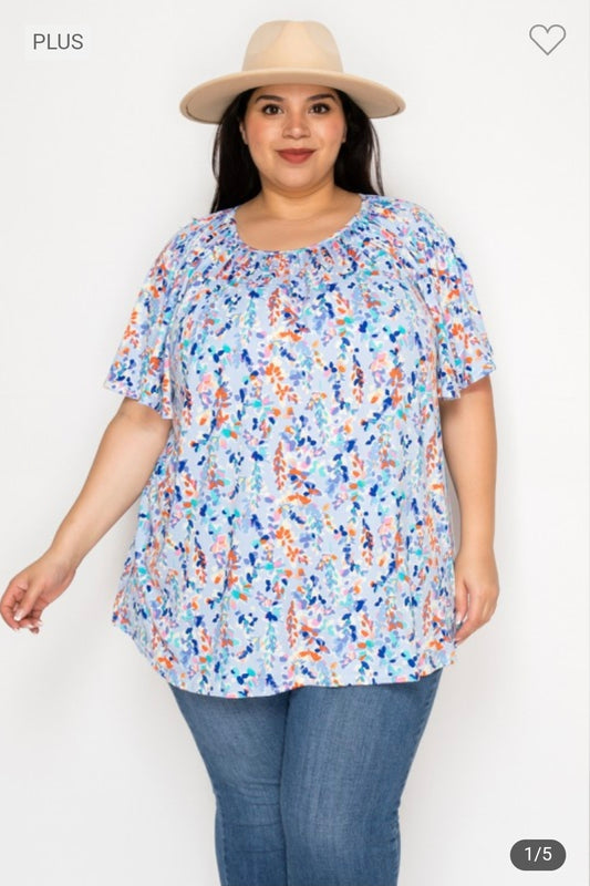 Plus size tunic top