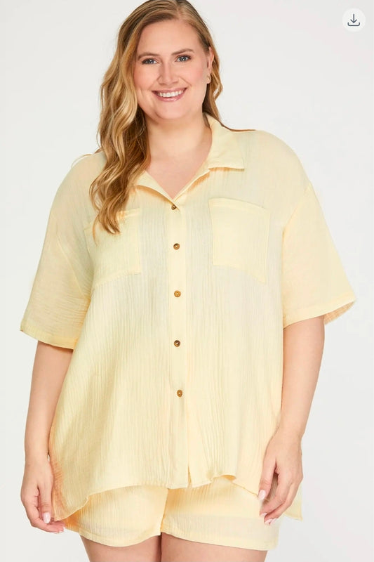 Short set cream