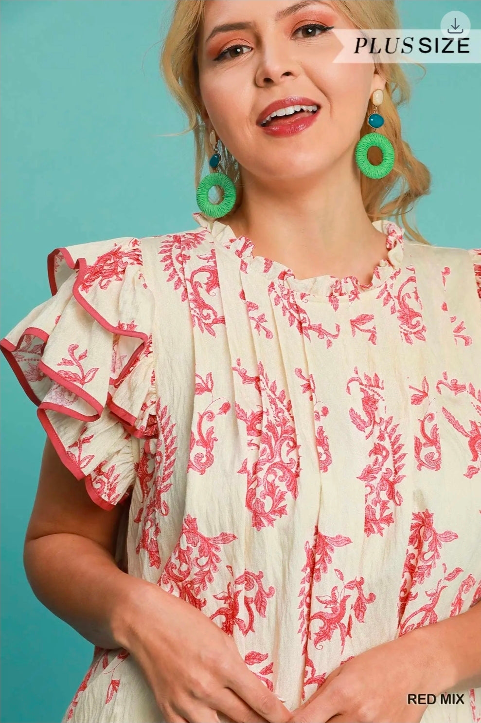 Paisley print Tiered mini dress