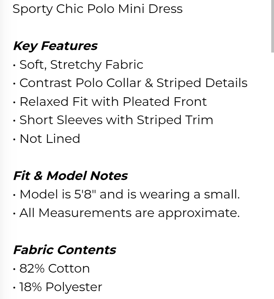 Poli mini dress