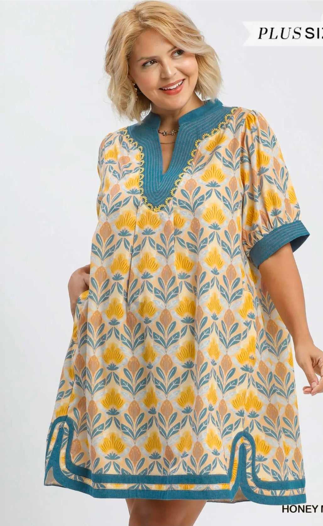 Mix tile dress