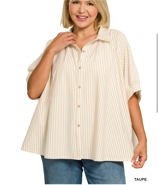 Top plus oversized