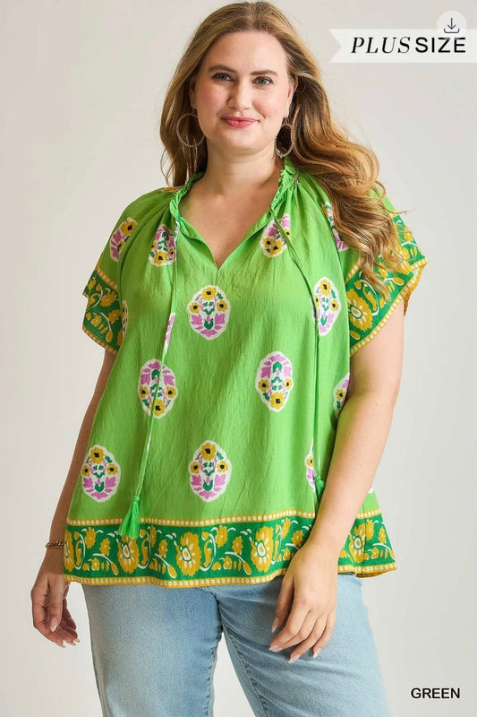 Boho border top