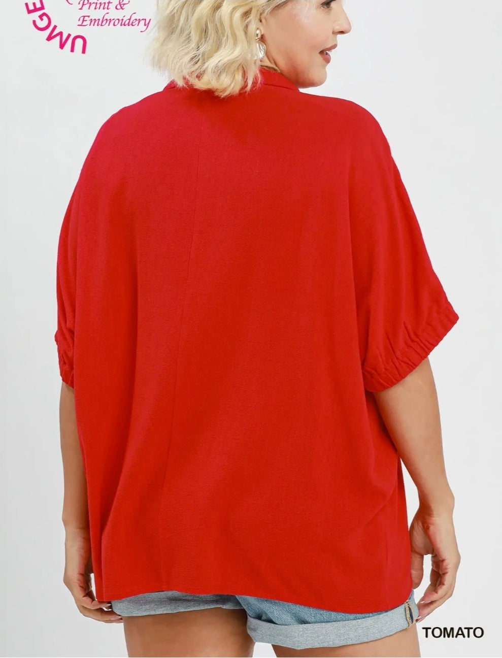 Embroidery top