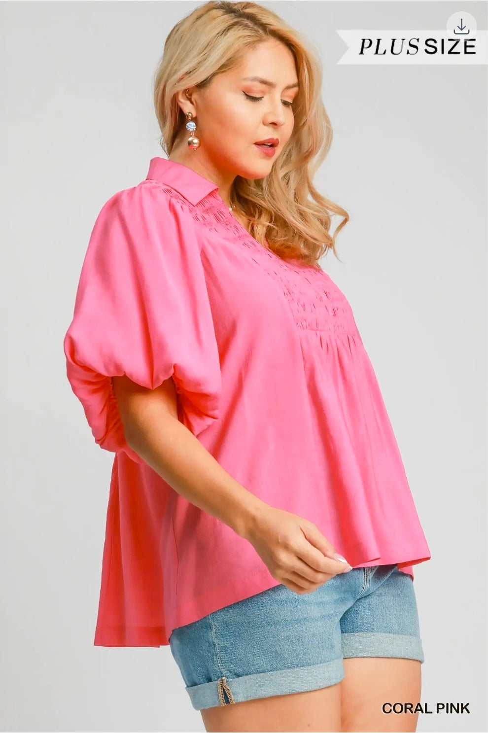 Bubble sleeve top